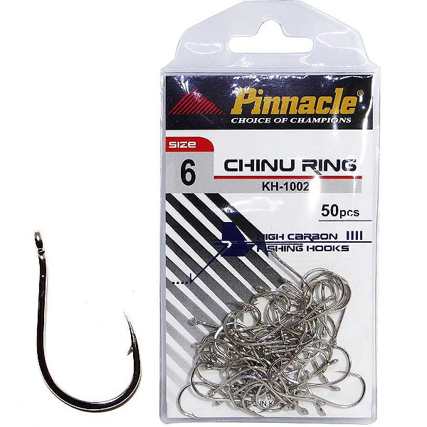 Anzol Pinnacle Chinu Ring KH-10026 - N6 c/ 50un