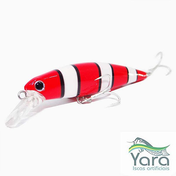 Isca artificial Yara Top Minnow 7.5cm 7,8g cor: 16 Coral