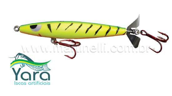 Isca artificial Yara Devassa 140mm 35gr Cor: Fire Tiger
