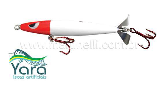 Isca artificial Yara Devassa 140mm 35gr Cor: Cabeça Vermelha