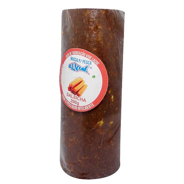 Massa para pesca Alvim Tablete Salsicha 200g