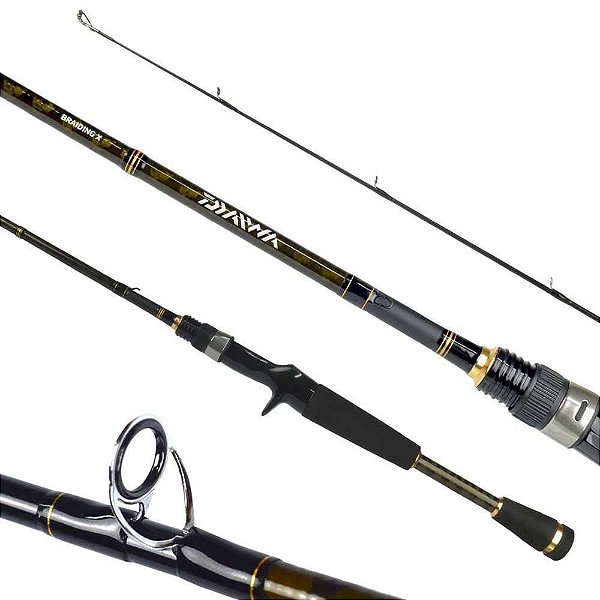 Vara Daiwa Aird X 5.6 pés 1,68m 17Lb AIRX561MXB-BR p/ Carretilha