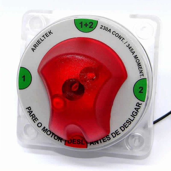 Chave geral 2 Baterias 230A 4 posições E1210