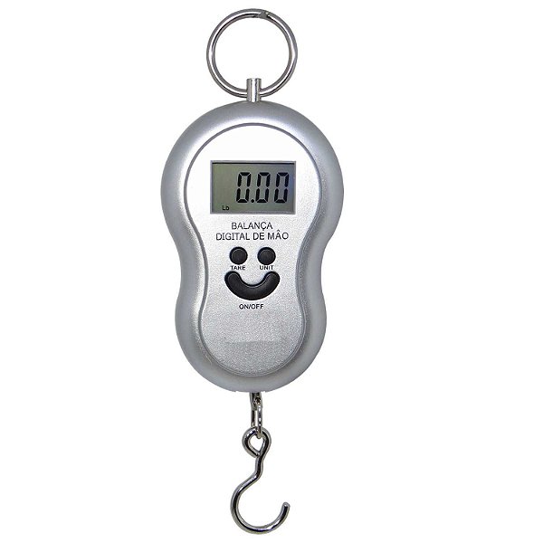Balanca Digital de mão até 50kg c/ gancho - Portable