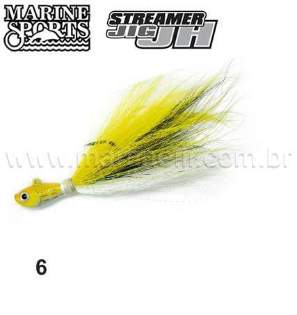 Isca artificial Marine Sports Streamer Jig JH 15g Cor 6 By Johnny Hoffmann