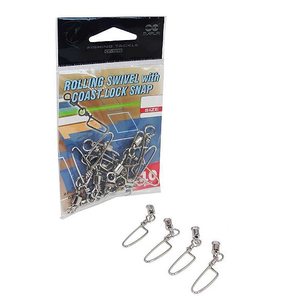 Girador Maruri c/ Snap Rolling Swivel N. 06 c/ 10