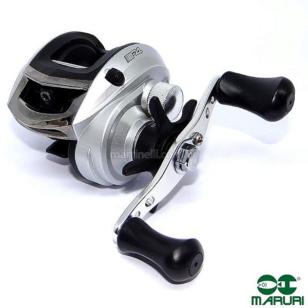 Carretilha para Pesca Maruri P4 - 4 Rolamentos - 6:3:1 - Manivela Esquerda