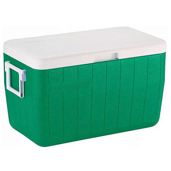 Caixa Térmica Coleman 48 Qt 45,4L Verde c/ alça