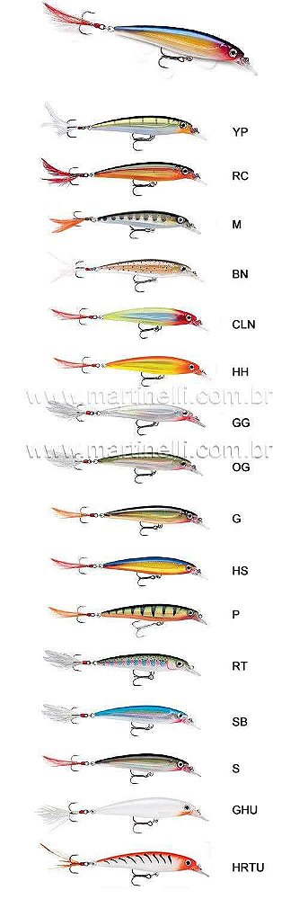 Isca artificial Rapala X-RAP 10 - 13 gr cor CLN