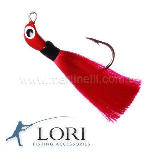 Isca artificial Jig Lori M 12 g Cor: Vermelho (xuxinha)