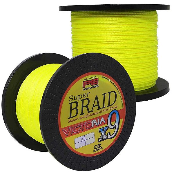 Linha Maruri Mult Victoria 9x 150m Amarelo 0,70mm 125lb