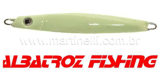 Isca artificial Albatroz Jumping Jig Dragon 14G Cor: Glow