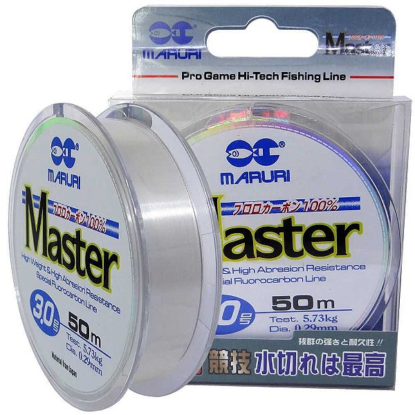 Linha Maruri Fluor Master Leader 0,29mm 50m 5,73 Kg