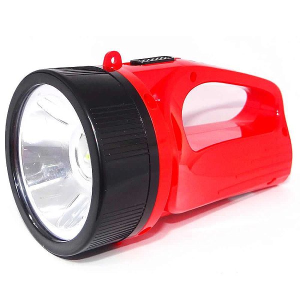 Lanterna de mão com Super Led 710-b c/  Bateria recarregável