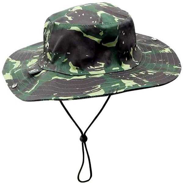 Chapéu Safari camuflado tipo Australiano