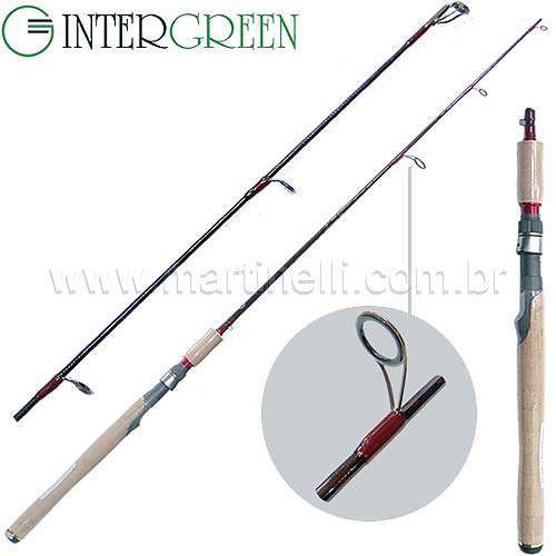 Vara Intergreen Rubi New - 8-17lbs - 1,68m - RBS56MR-1 - (molinete)