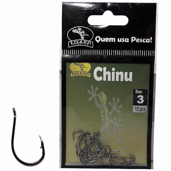 Anzol Em Aco Carbono Chinu 3 C/ 15 Pc 286