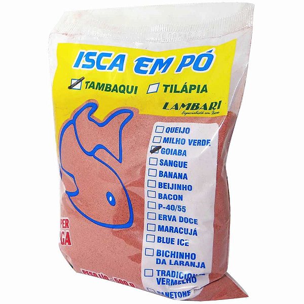 Isca em Pó Lambari Goiaba 500gx