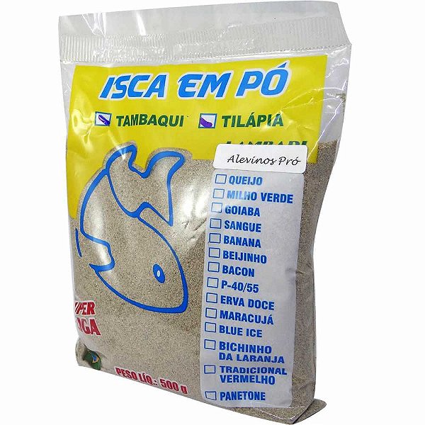 Isca em Pó Lambari Alevinos Pro 500g