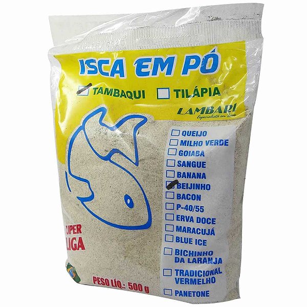 Isca em Pó Lambari Beijinho 500g