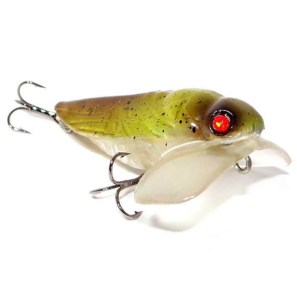 Isca Grig 5,5cm 8gr Cigarrinha Cor 03 Caramelo/verde A11403