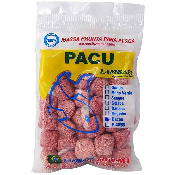 Massa para pesca Lambari Sport Fish Pacu Bacon 100g