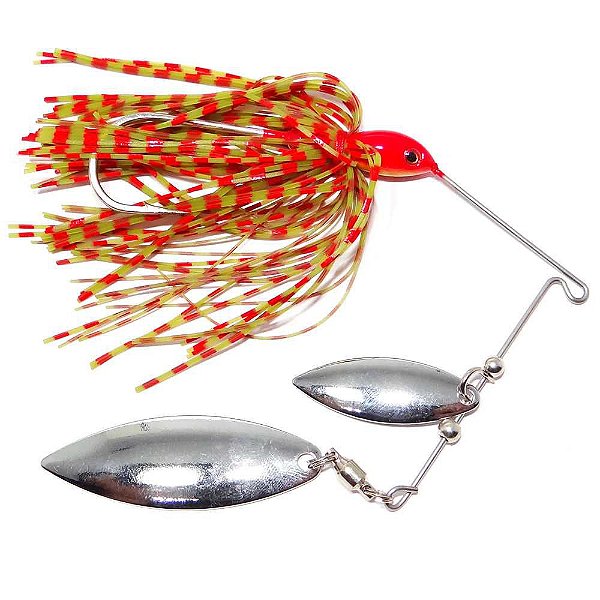Isa Spinner Bait 2 Laminas 14gr 3/0 24 Red/yellow Sb2b30-24