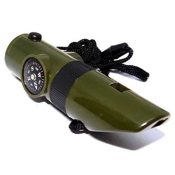 Apito Bússola Multifuncional de sobrevivência Luatek Lk-034