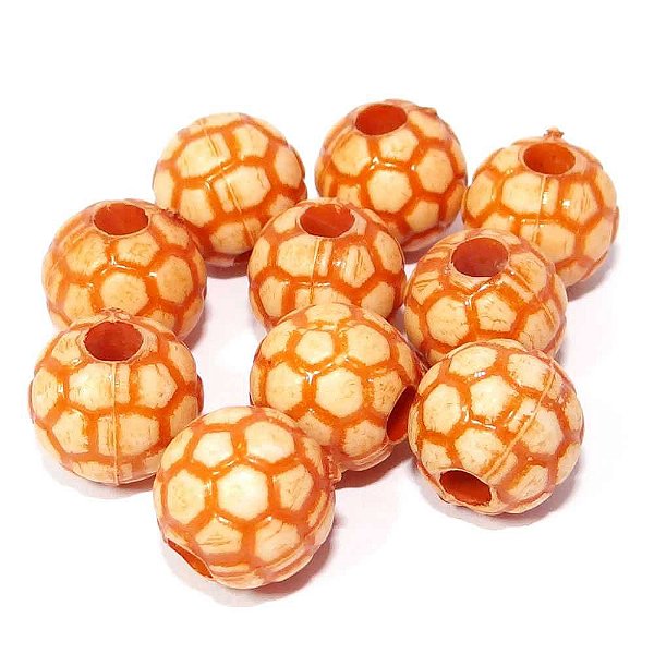 Miçanga Diferenciada c/ 10 N 42 Bola Futebol Caramelo