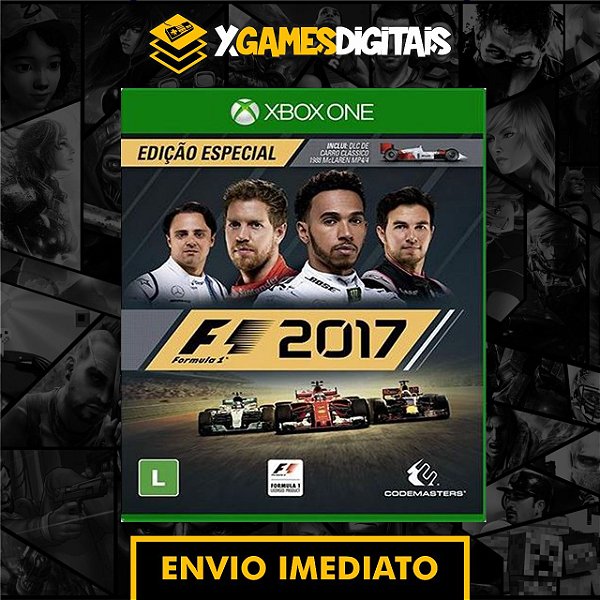 F1 Formula 1 2017 - Xbox One - Midia Digital - Xgamesdigitais -  XGAMESDIGITAIS