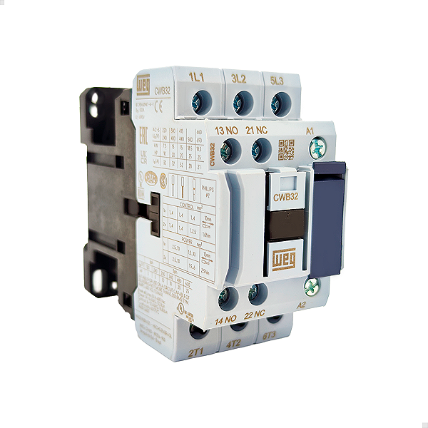 Contator 32a Weg Cwb32 1na 1nf 110vca Tripolar