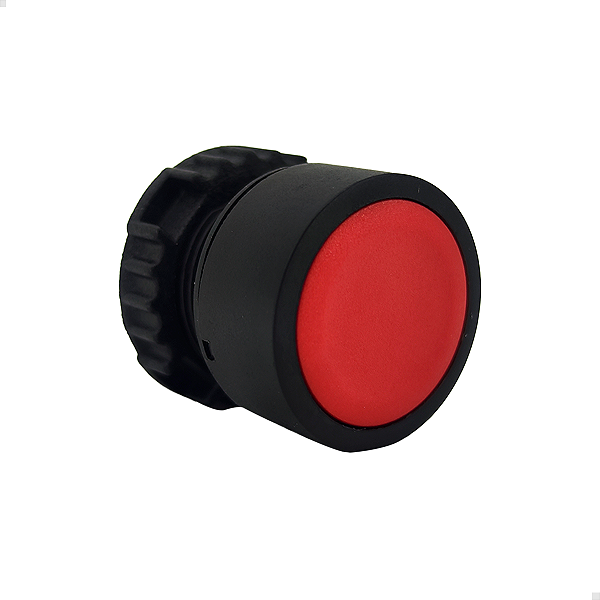 Botão Faceado Pulsador Weg Vermelho 22mm