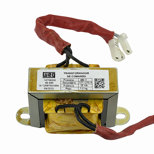Transformador Aux Comando 25VA 480/210/157V Mono Cfw11 - Weg