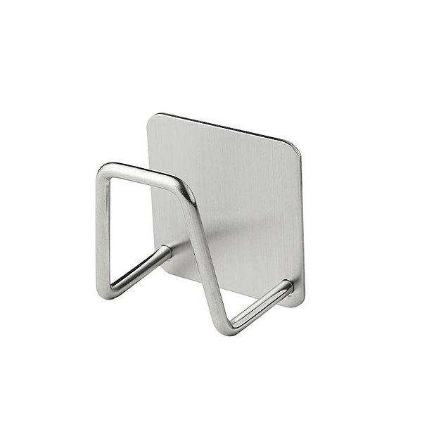 Suporte Inox Porta Esponja Multiuso Adesivo Pia E Parede