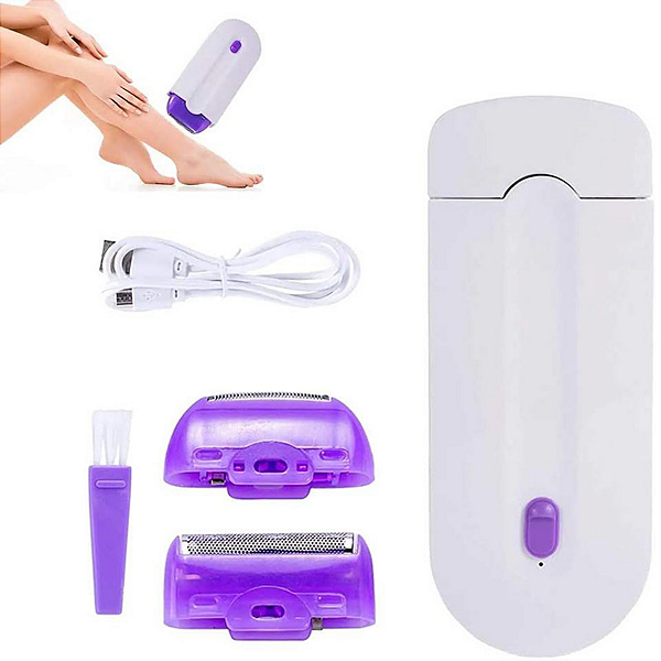 Depilador Feminino Recarregável Com Sensor - Pelos Em Geral