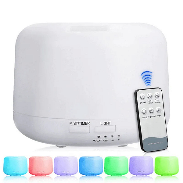 Umidificador Difusor Aromatizador de Ar Ultrassônico Abajur – 300ml