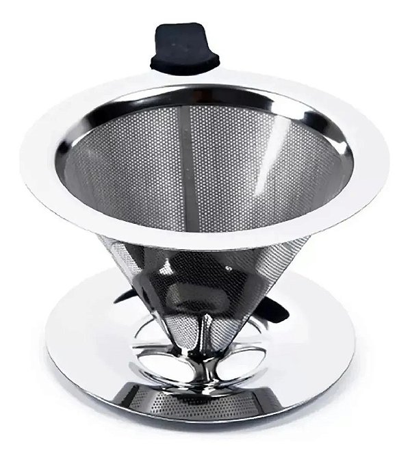 Coador Filtro Café Aço Inox Original- Tam 103 Sem Papel Top - Clink