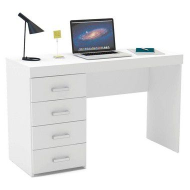 Escrivaninha confeccionada em MDF de 15 mm  com gavetas