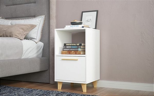 Criado mudo com uma gaveta