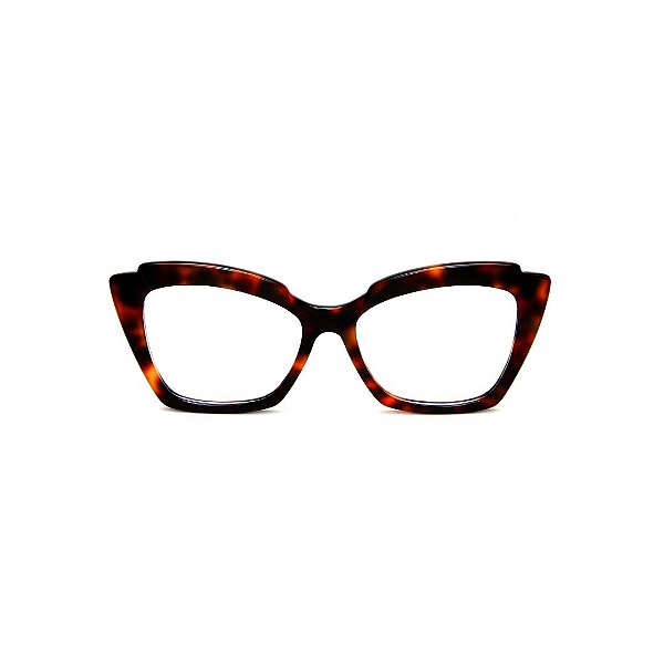 Óculos de Grau Gustavo Eyewear G111 1 em Animal Print. Clássico