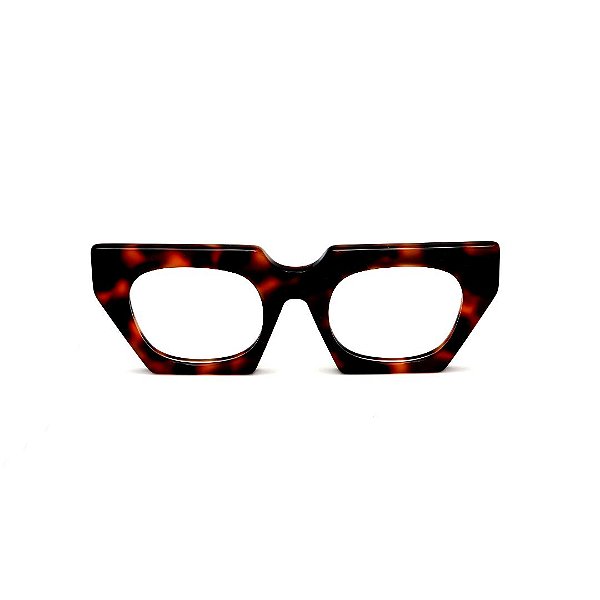Óculos de Grau Gustavo Eyewear G137 3 em Animal Print.