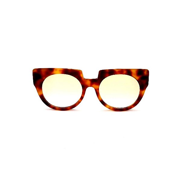 Óculos de Grau Gustavo Eyewear G135 1 em Animal Print. Clássico