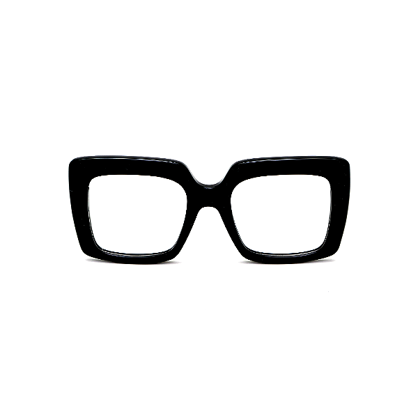 Óculos de Grau Gustavo Eyewear G59 4 na cor preta.
