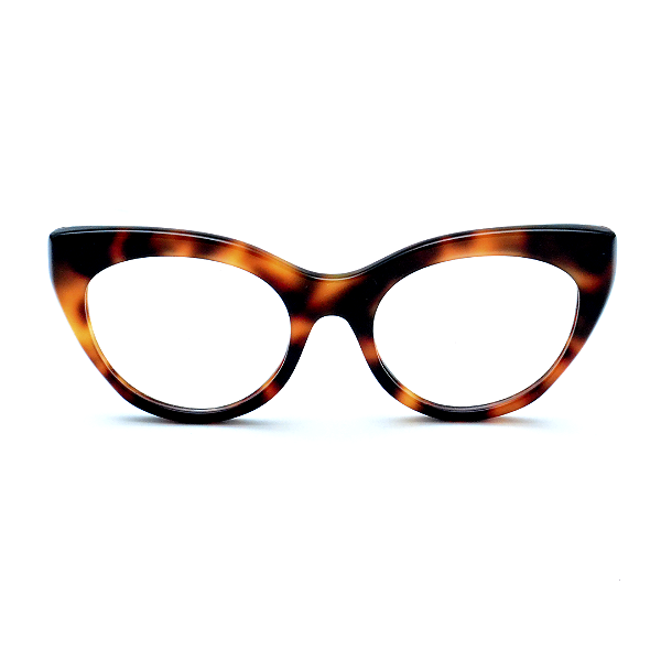 Óculos de Grau Gustavo Eyewear G65 1 em Animal Print. Clássico