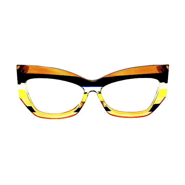 G168 — Murano | Acetato italiano Mazzucchelli, cat-eye acentuado, fabricado à mão no Brasil em 30 dias. Troca grátis em até 7 dias após receber o produto. Novidades