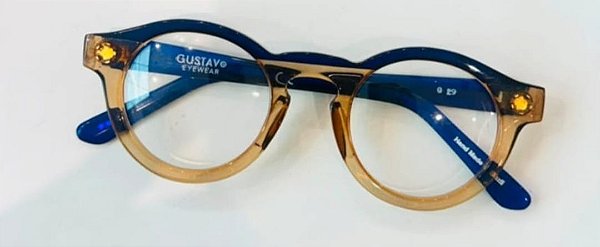 G29 — Âmbar | Acetato italiano Mazzucchelli, círculo puro, fabricado à mão no Brasil em 30 dias. Troca grátis em até 7 dias após receber o produto.