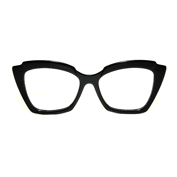 Óculos de Grau Gustavo Eyewear G111 1 Preto. Black November.