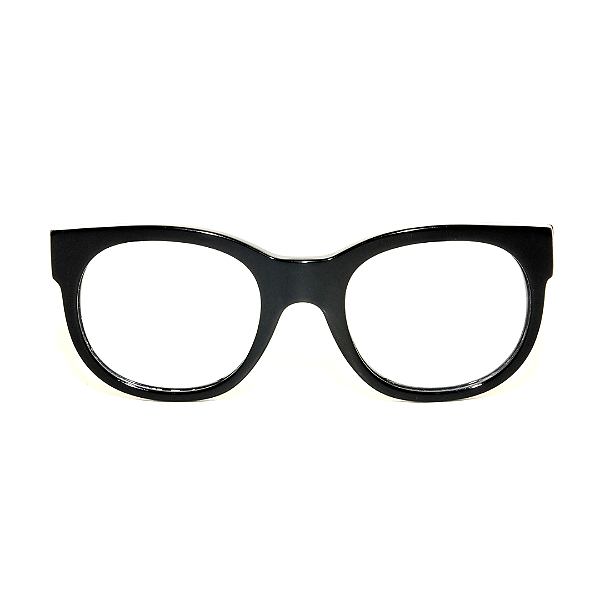 Óculos de Grau Gustavo Eyewear G04 Preto. Black November.