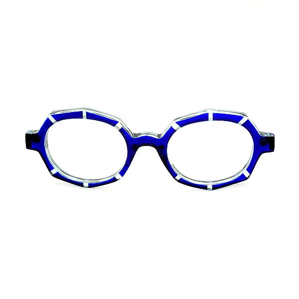 Óculos de Grau Gustavo Eyewear G121 4 Azul. Novidades.