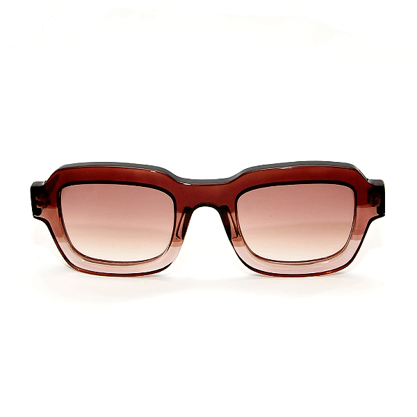 Óculos de Sol Gustavo Eyewer G173 1 Marrom e âmbar. Novidades.